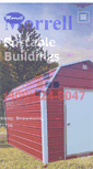 Mobile Screenshot of morrellportablebuildings.com